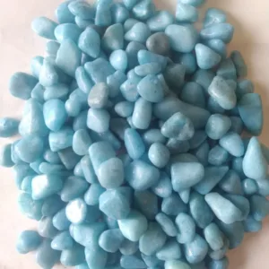 Sky Blue Polished Pebbles (1kg)